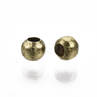 Brass Beads KK-R141-3mm-01C-NF-1