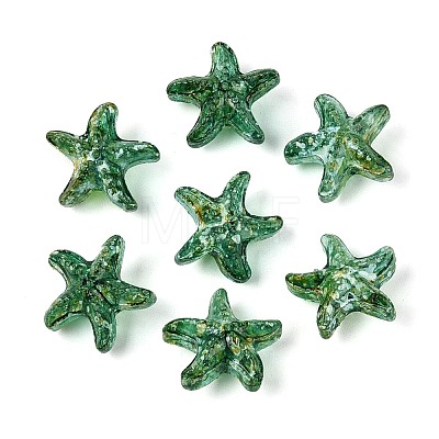 Picasso Transparent Glass Beads SEED-N012-02B-1