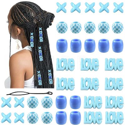 Acrylic Hair Braiding Twist Styling Tool Set DIY-FZC0002-01C-1