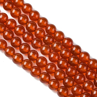 Natural Carnelian Beads Strands X-GSR8MM060-1-1