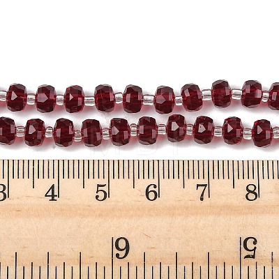 Transparent Glass Beads Strands GLAA-P076-01A-04-1