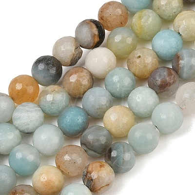 Natural Flower Amazonite Beads G-H1430-1-1