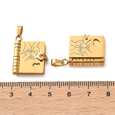 304 Stainless Steel Pendants SA-CBA694E-01G-03-1
