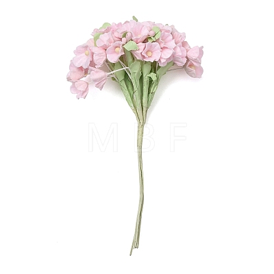 Cloth & Paper & Iron Artificial Mini Flower Bouquet for DIY Crafts FB-CBA59DF-02I-1