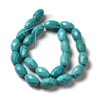 Natural Howlite Beads Strands G-C025-06-1