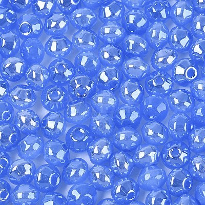 Opaque Colours Glass Seed Beads SEED-N007-34I-1
