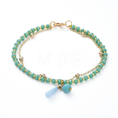 Multi-Strand Bracelets BJEW-JB04936-1