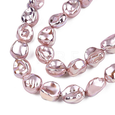 ABS Plastic Imitation Pearl Beads Strands KY-N015-11-A04-1