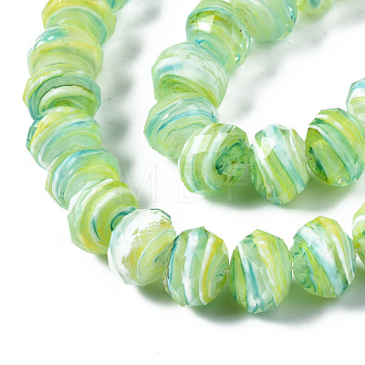 Handmade Lampwork Beads Strands LAMP-T007-13C-1