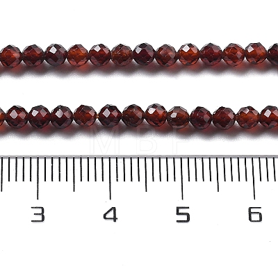 Natural Garnet Beads Strands G-H079-A01-03D-1