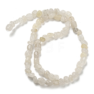Natural White Jade Bead Strands G-F465-58-1