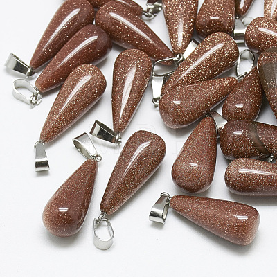 Synthetic Goldstone Pendants G-T081-16-1