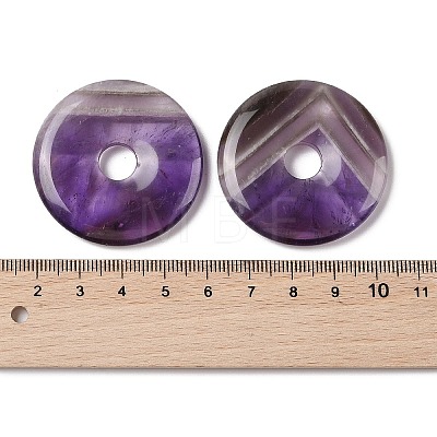 Natural Amethyst Pendants G-F524-H14-1