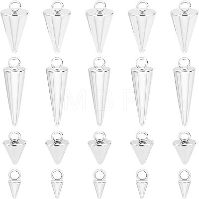 Unicraftale 24Pcs 4 Style 304 Stainless Steel Pendants STAS-UN0038-37-1