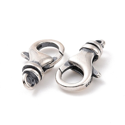925 Sterling Silver Swivel Clasps STER-D036-08AS-1