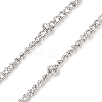 304 Stainless Steel Curb Chain for Eyeglasses AJEW-EH00411-02-1