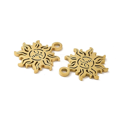 Ion Plating(IP) 304 Stainless Steel Charms X-STAS-J042-04G-1