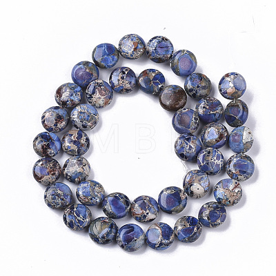 Natural Imperial Jasper Beads Strands G-S355-87A-02-1
