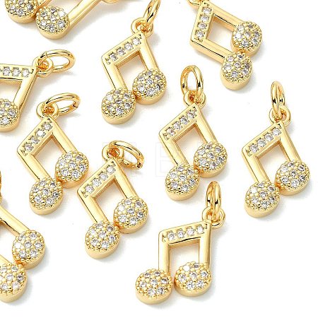 SHEGRACE Brass Clear Cubic Zirconia Charms XGRQ3P809-629G-1