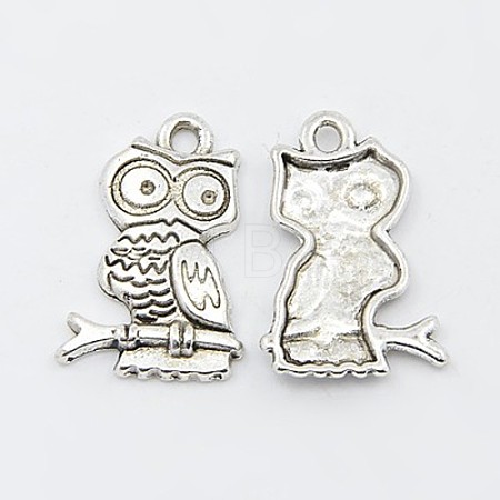 Tibetan Style Alloy Pendants X-PALLOY-K1027-AS-RS-1