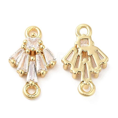 Brass Connector Charms KK-F855-17G-1