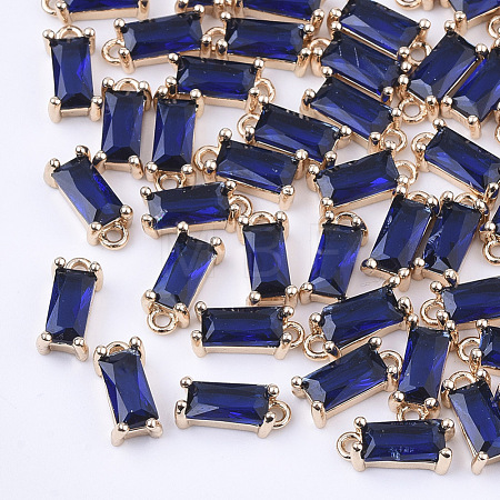 Transparent Glass Charms X-GLAA-T007-13A-1