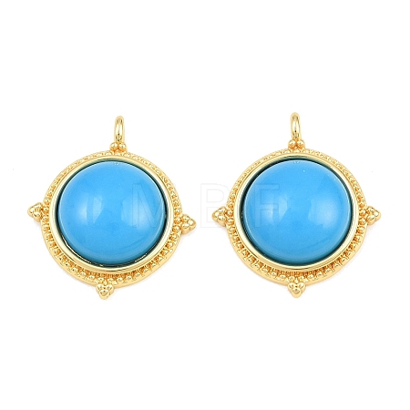 Dyed Synthetic Turquoise Pendants GG-CBA110A-03G-1