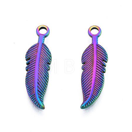 Ion Plating(IP) 201 Stainless Steel Pendants STAS-N098-215M-1