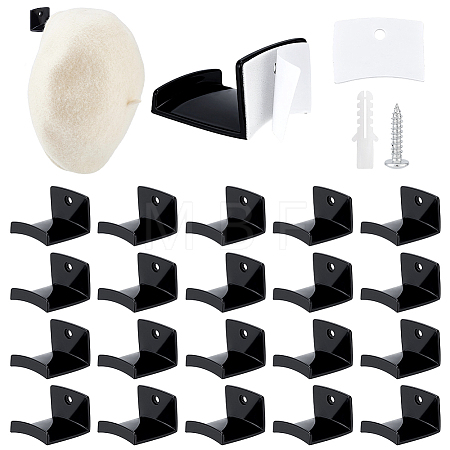 ABS Baseball Cap Hook FIND-WH0173-493C-1