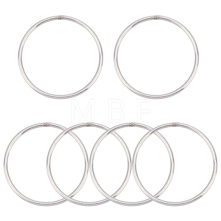 6Pcs 304 Stainless Steel Jump Rings STAS-GF0001-14-1