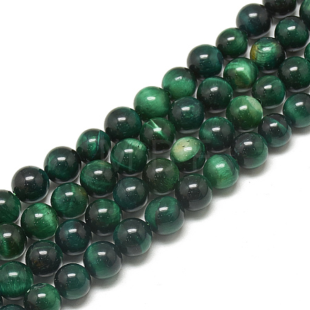 Natural Tiger Eye Beads Strands G-S300-8mm-107D-1