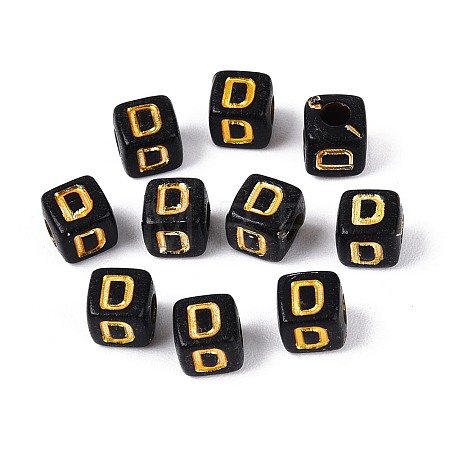 Opaque Acrylic Beads SACR-T035-20D-1