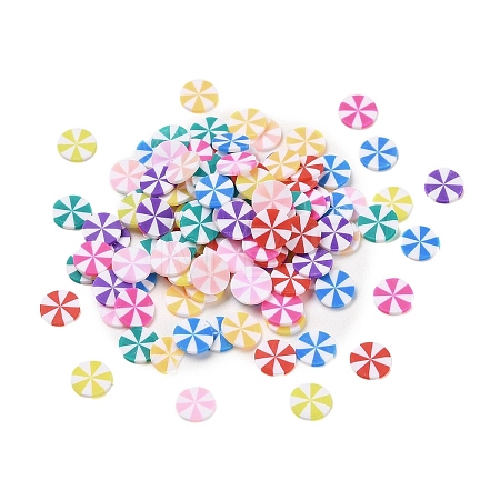 Handmade Polymer Clay Cabochons CLAY-B005-02-1