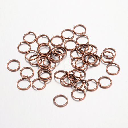 Iron Open Jump Rings X-IFIN-A018-6mm-R-NF-1