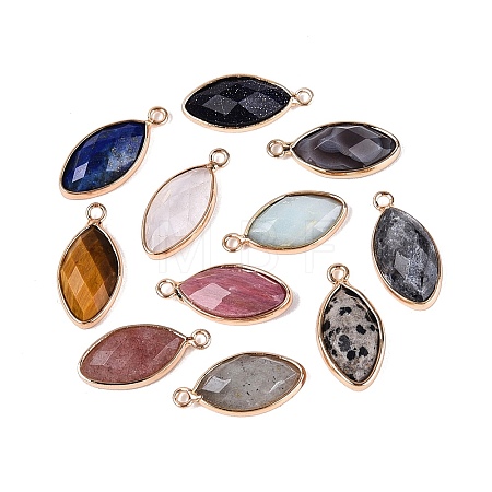Natural & Synthetic Mixed Stone Pendants G-Q606-28KCG-1