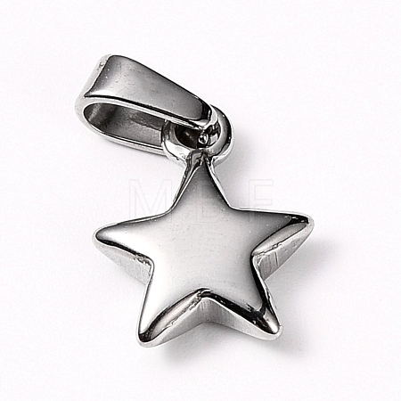 Tarnish Resistant 304 Stainless Steel Charms STAS-I127-067P-1