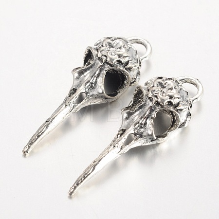 Tibetan Style Alloy Pendants PALLOY-K110-27AS-NR-1