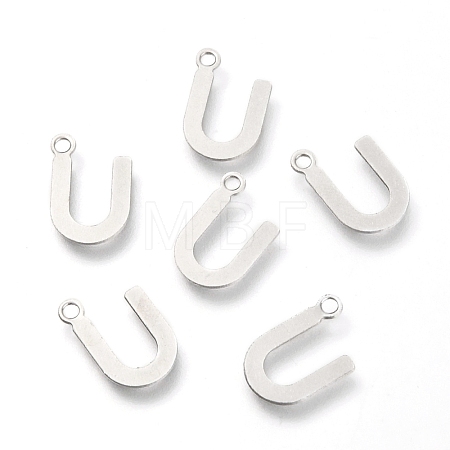 Non-Tarnish 201 Stainless Steel Charms STAS-C021-06P-U-1