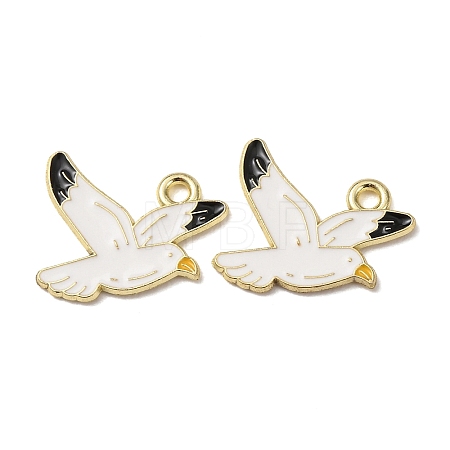 Ocean Alloy Enamel Pendants ENAM-B041-01D-1