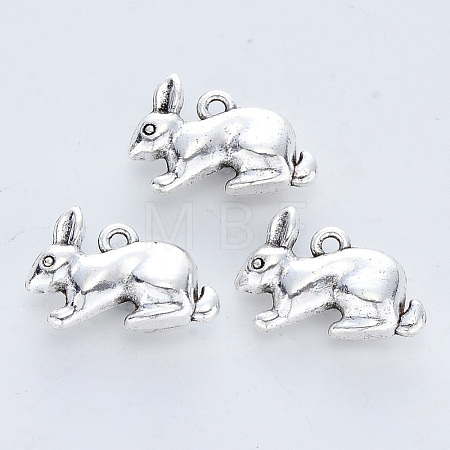 Tibetan Style Alloy Pendants TIBE-R316-017AS-RS-1