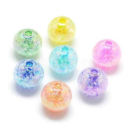 Crackle Style Acrylic Beads MACR-S825-16mm-1