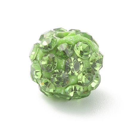 Rhinestone Pave Disco Ball Beads RB-TAC0002-02B-07-1