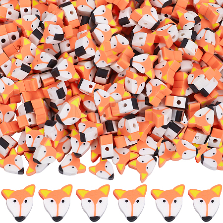 300Pcs Handmade Polymer Clay Beads CLAY-SC0002-24A-1