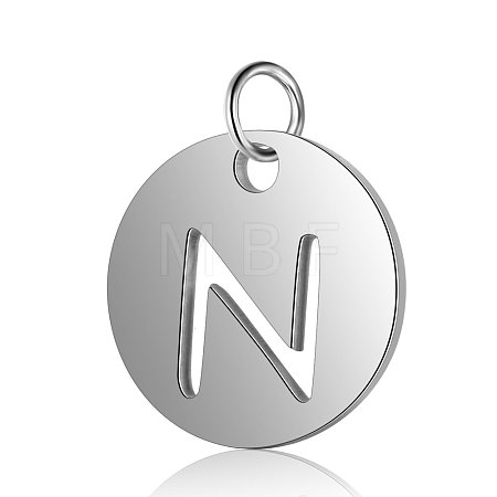Non-Tarnish 304 Stainless Steel Charms STAS-S105-T514S-N-1