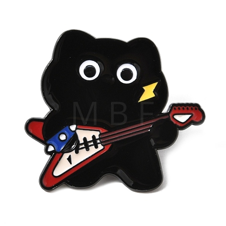 Musician Cat Enamel Pins JEWB-K037-01A-EB-1