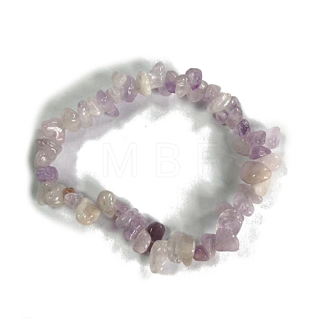 Natural Lavender Amethyst Stretch Bracelets PW-WG56138-03-1