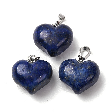 Dyed Natural Lapis Lazuli Pendants G-B188-04P-01-1