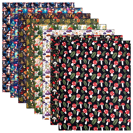 8Pcs 2 Styles Cotton Fabric DIY-PH0036-29A-1