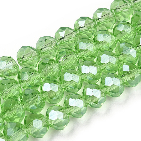 Electroplate Glass Beads Strands EGLA-A034-T3mm-A15-1