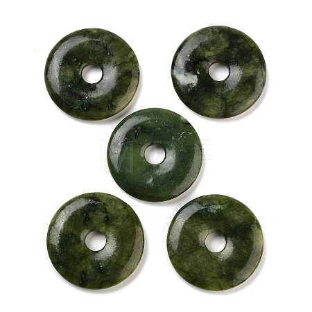 Natural Southern Jade Pendants G-K099-40mm-03-1